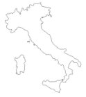  Italiakart - lite oversiktskart - copyright www.bradager.net